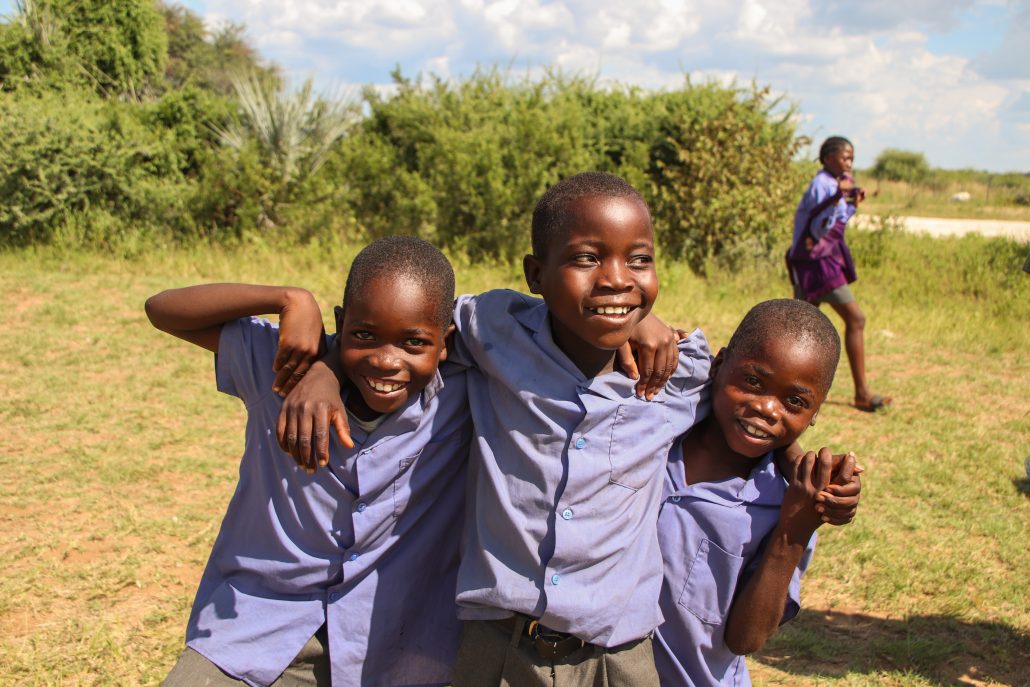 Happy Boys in Namibia